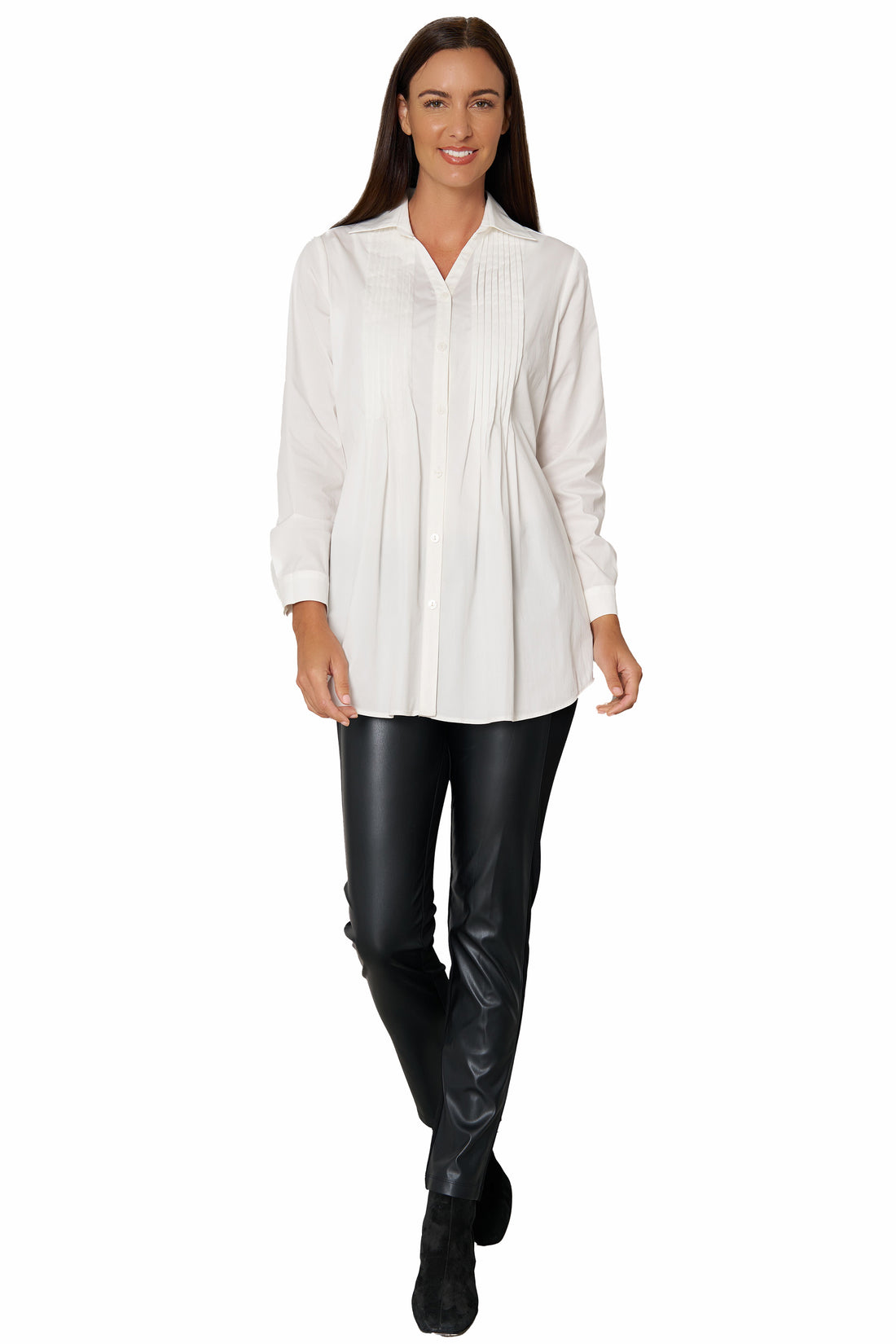 Pintuck Tunic