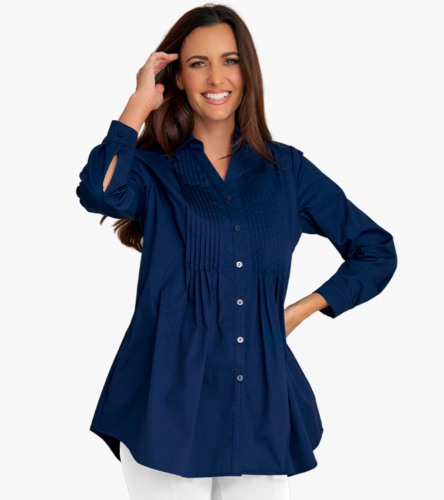 Pintuck Tunic