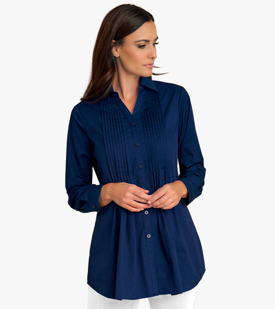 Pintuck Tunic