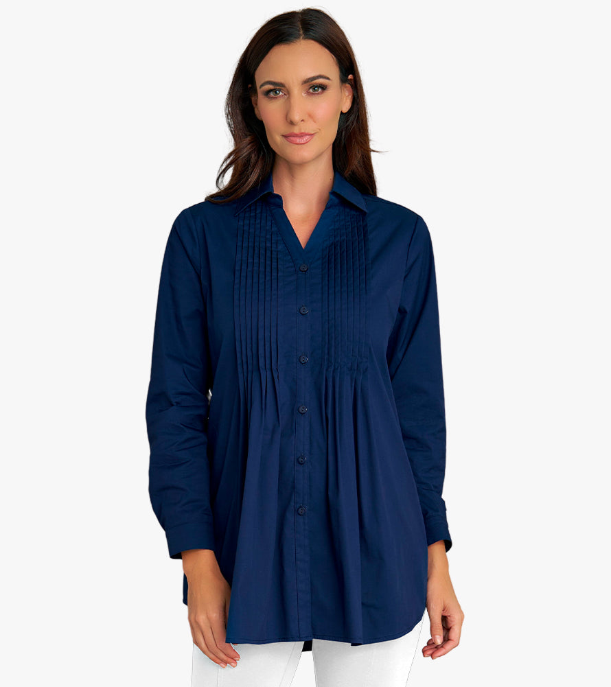 Pintuck Tunic