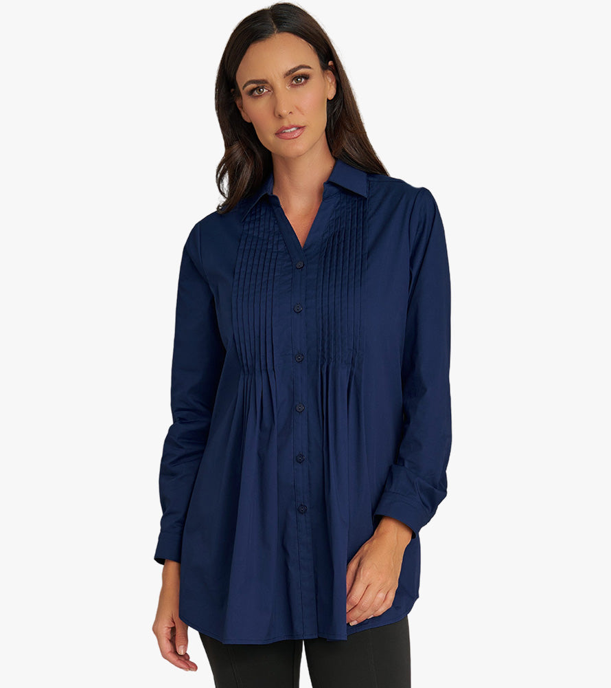 Pintuck Tunic