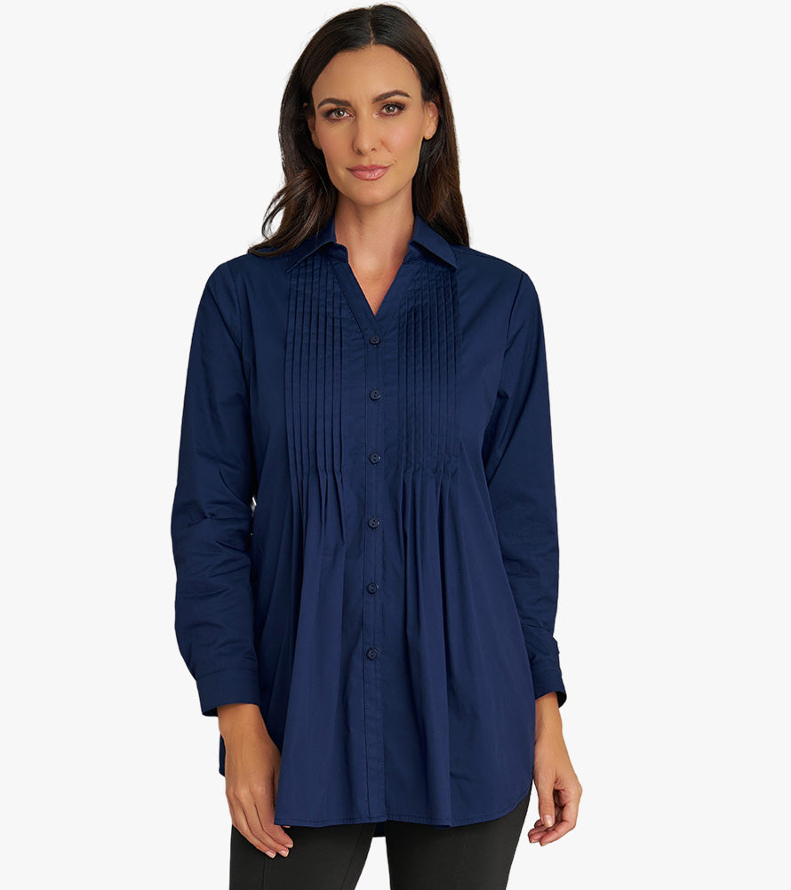 Pintuck Tunic