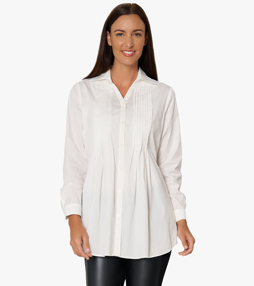 Pintuck Tunic