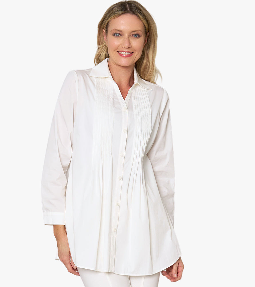 Pintuck Tunic