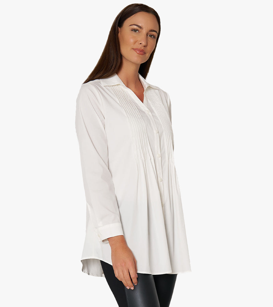 Pintuck Tunic