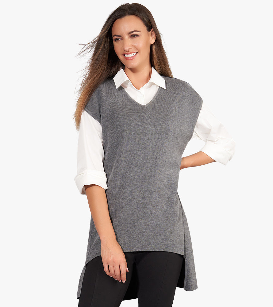 Reversible All You Need Vest | Stella Carakasi | Cotton Modal | Sweater